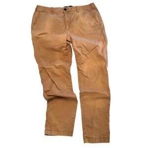 Preowned Men's Khaki Brown HOLLISTER Skinny Chino Tagged 36x32 See Measurements